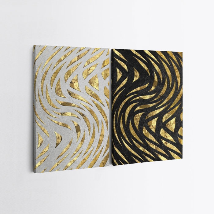 Wallity Cuadros Decorativos sobre Lienzo 2 Piezas 50 x 70 cm Wallity Cuadros Decorativos sobre Lienzo 2 Piezas 50 x 70 cm
